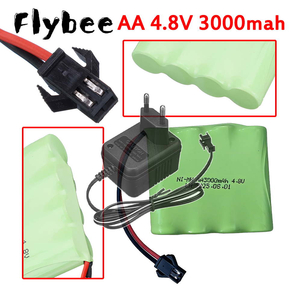Rc Hobby Tank - Akumulator NiMH 4.8V 3000mAh AA 4.8V