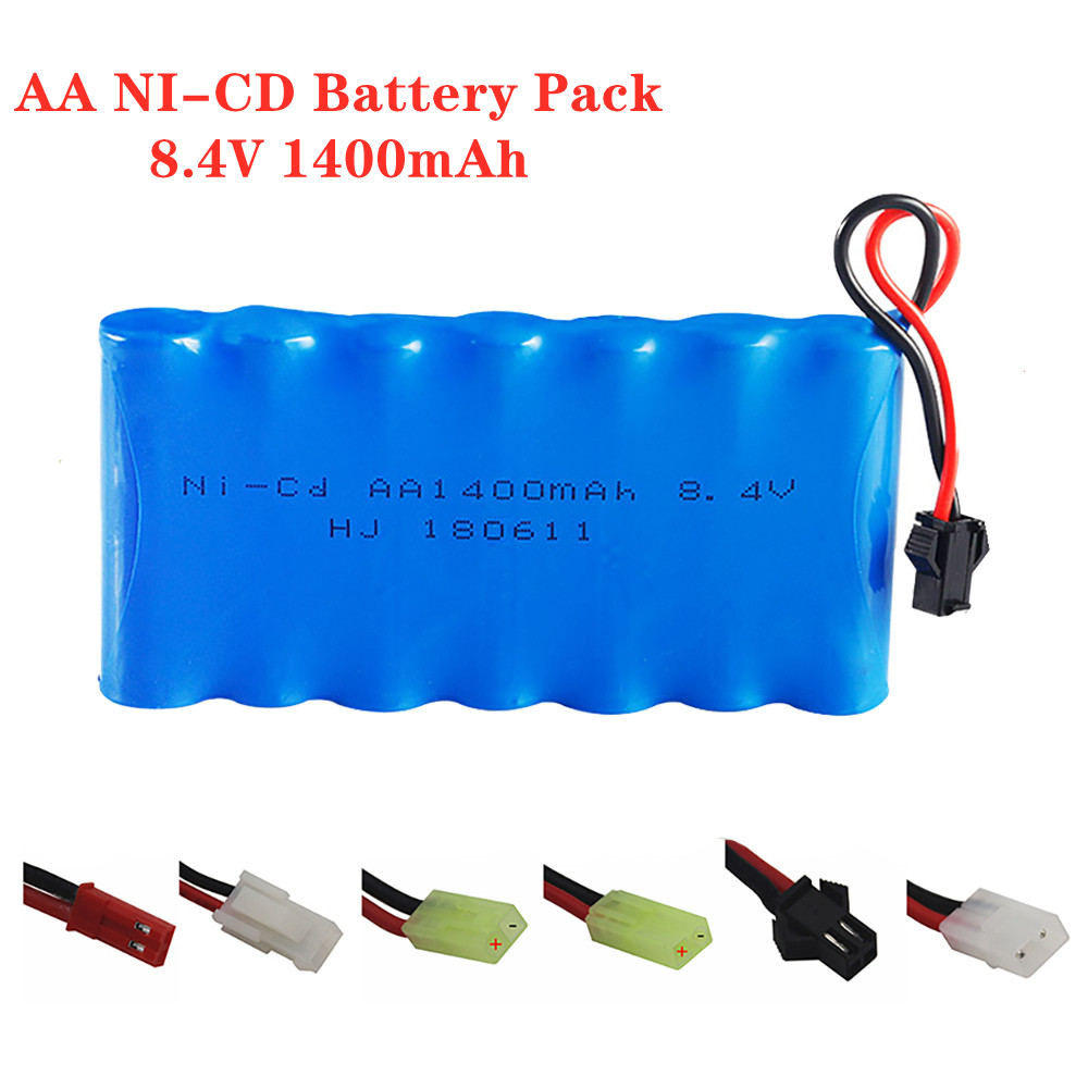 Rc Hobby Tank - 8.4V 1400mah ni-cd ładowalny akumulator na