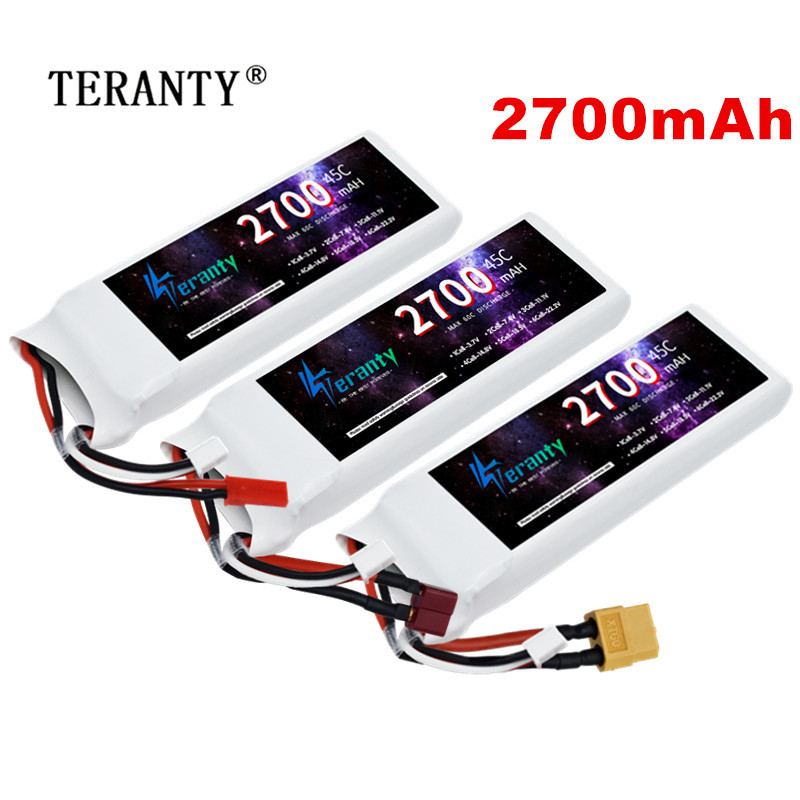 Rc Hobby Tank - 1/3PCS 2S 7.4V Lipo Battery 2700mAh