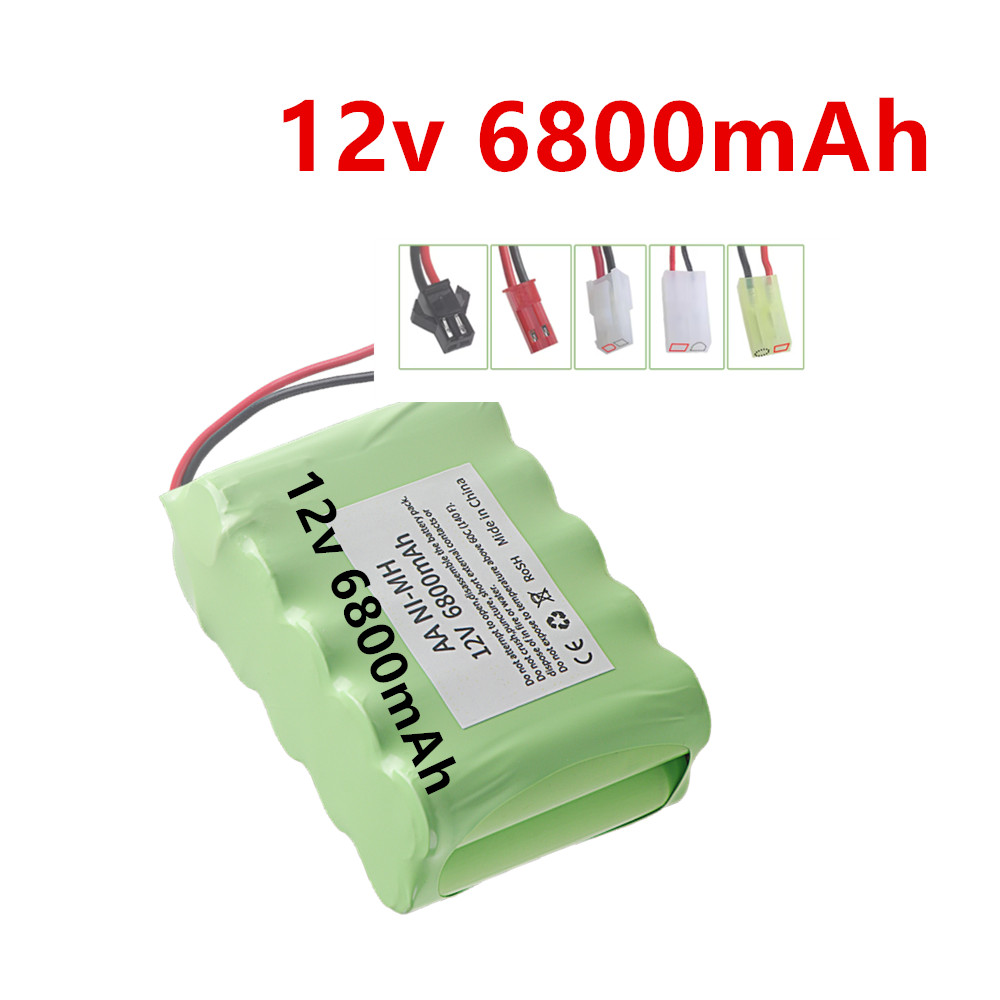 Rc Hobby Tank - Akumulator 12V 6800mAh NI-MH z wtyczką
