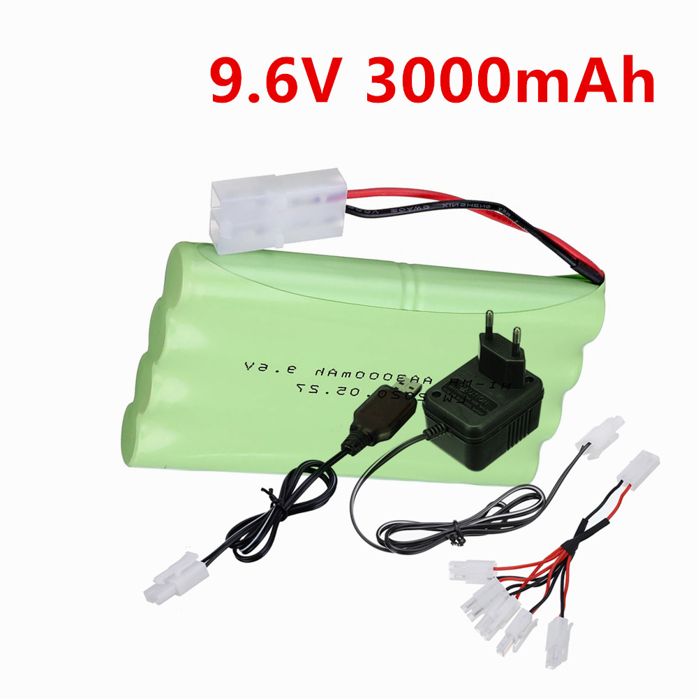 Rc Hobby Tank - Akumulator NiMH 9.6V 3000mAh lub ładowarka