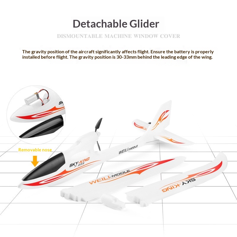 Weili Sky King F959S RC Szybow – Rc Glider Foam Wing recenzja i cena