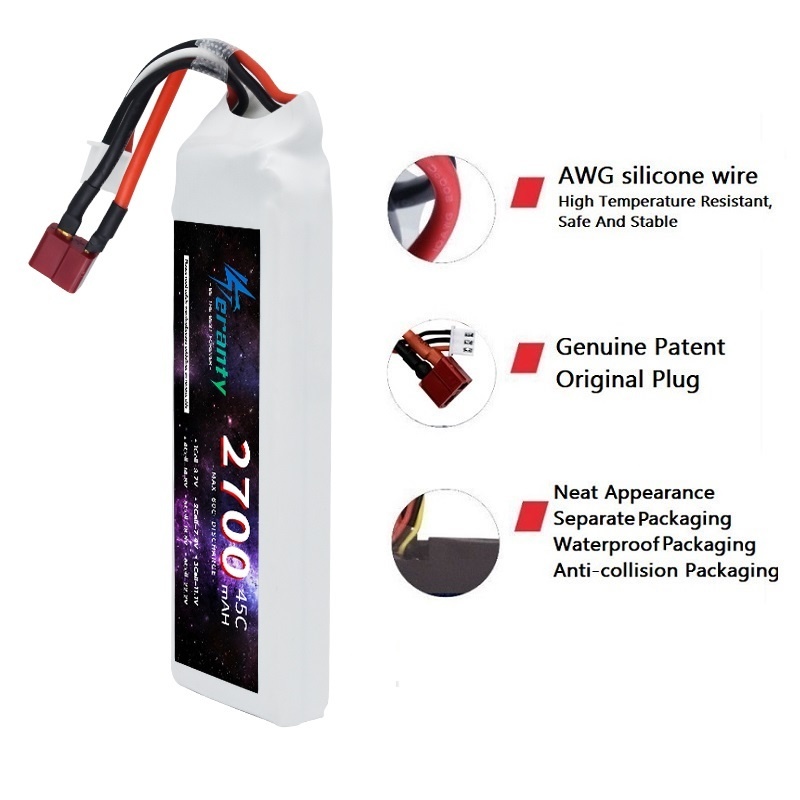 1/3PCS 2S 7.4V Lipo Battery 27 – Rc Hobby Tank recenzja i cena