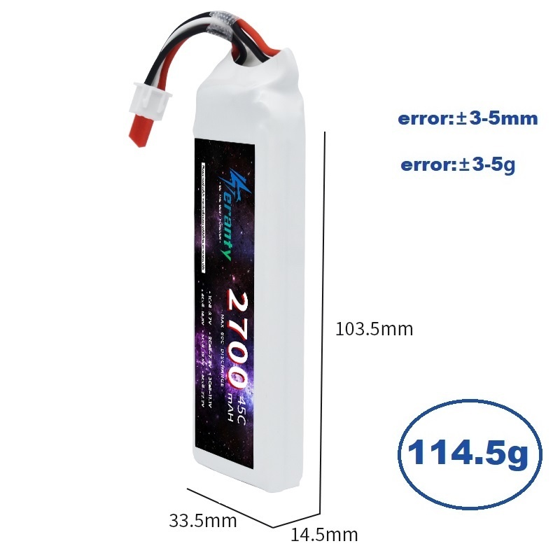 1/3PCS 2S 7.4V Lipo Battery 27 – Rc Hobby Tank recenzja i cena
