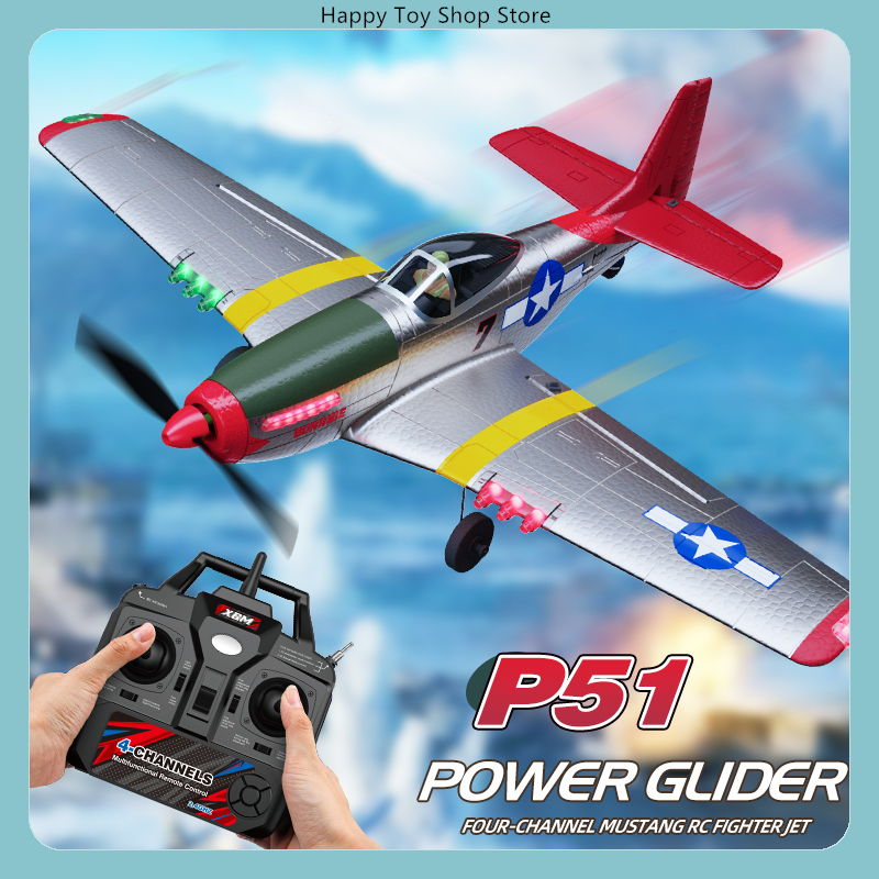 BM26 4CH P-51 Mustang RC Myśli – Rc Glider Foam Wing recenzja i cena