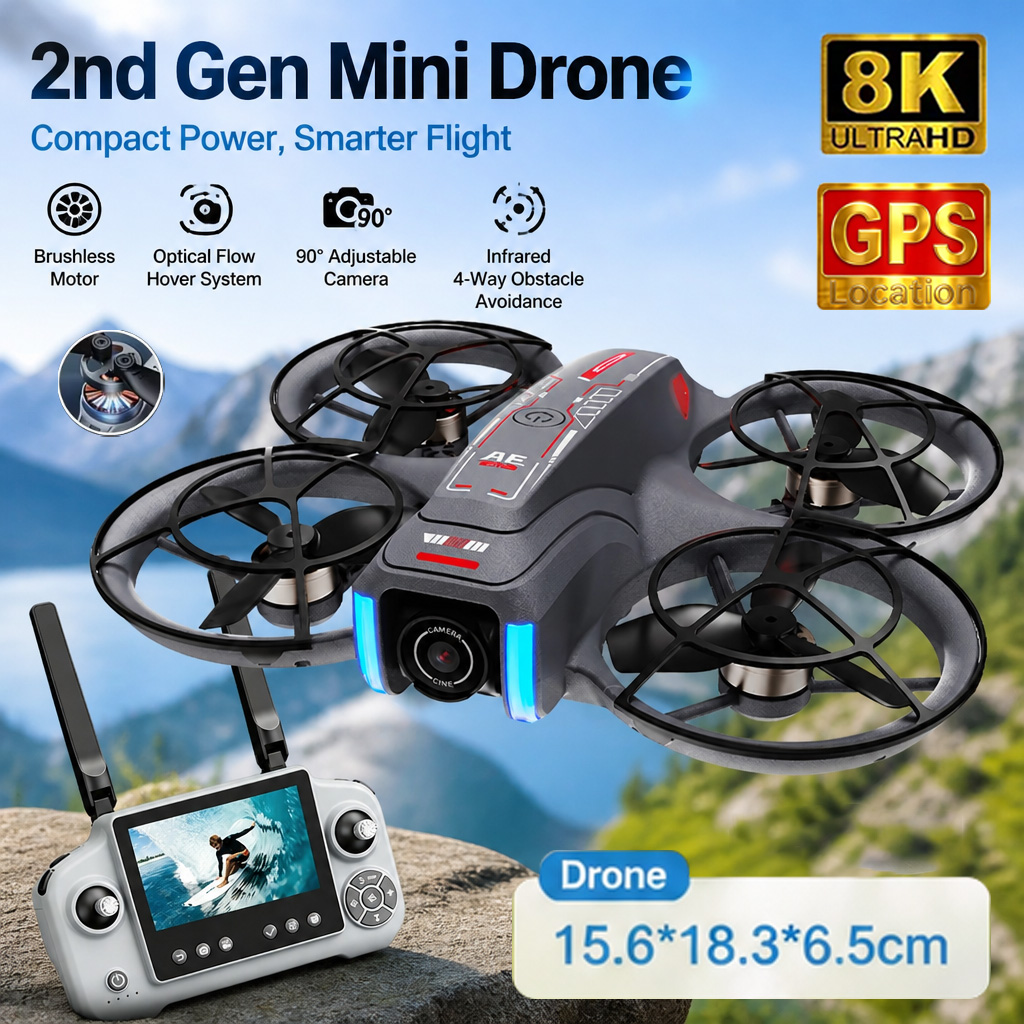 Mini dron AE21 z podwójną kame – Top Rc Hobby Mini Xcub recenzja i cena