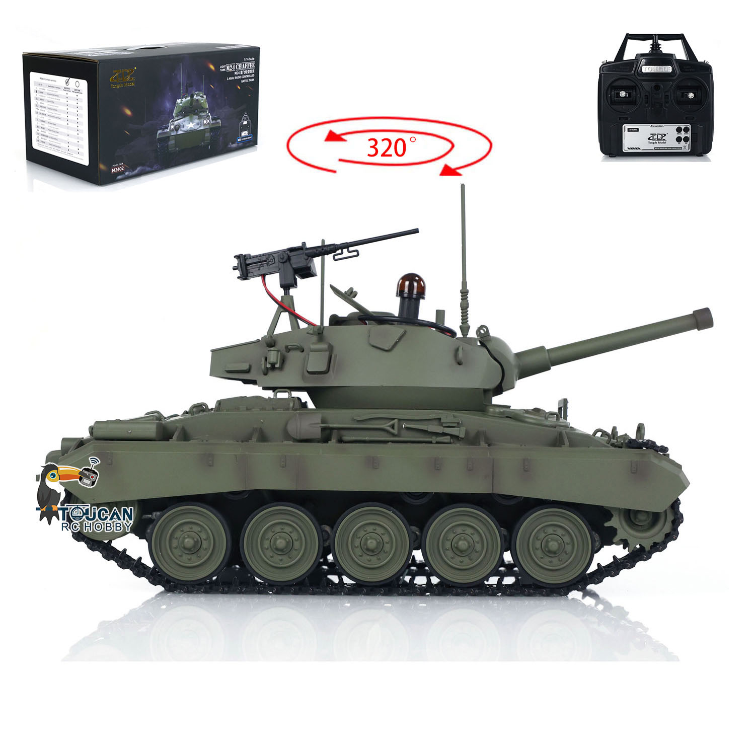 Zabawki Tongde 1/16 M24 Chaffe – Rc Hobby Tank recenzja i cena